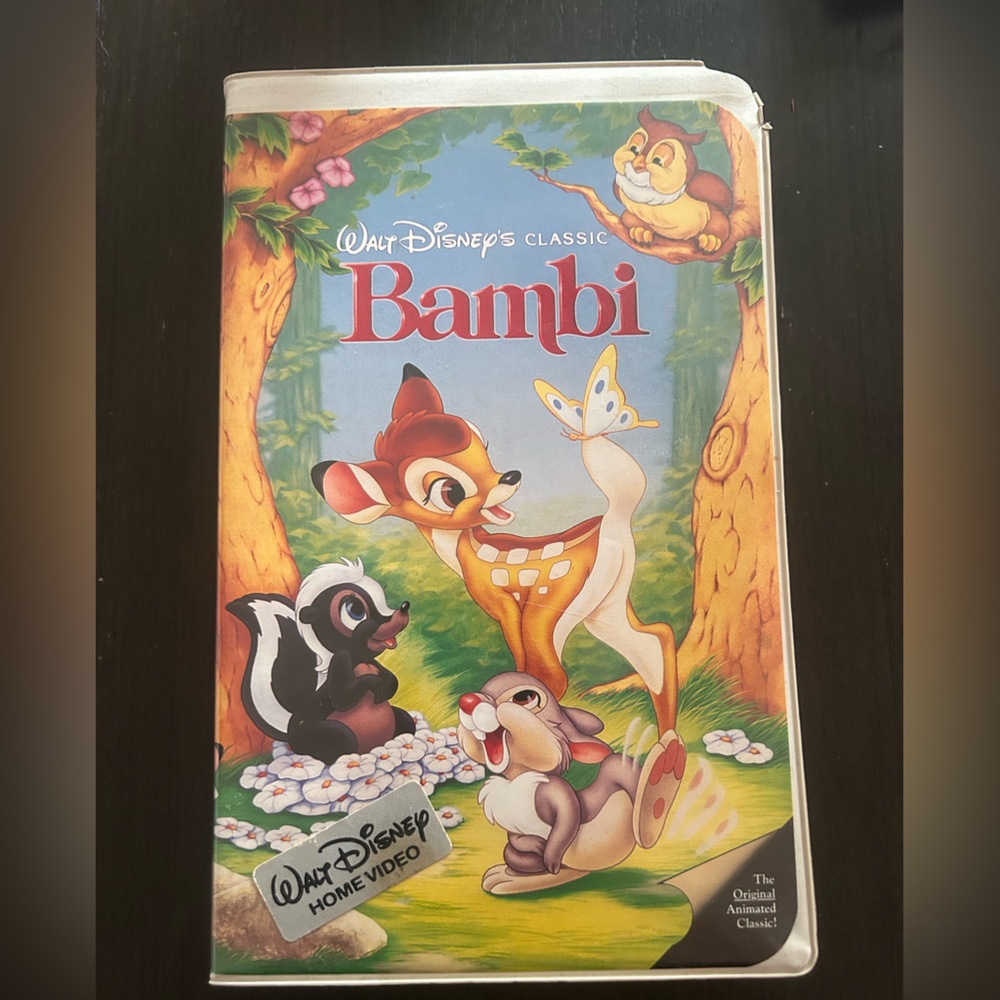 Disney “Bambi” VHS tape